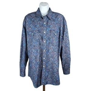 PANHANDLE SLIM ROUGH STOCK PEARL SNAP SHIRT